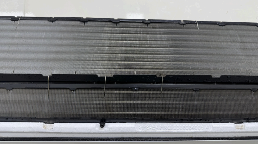 After cleaning HVAC coil