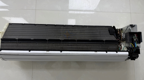 Before cleaning HVAC coil